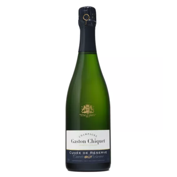 Bottiglia di Champagne Gaston Chiquet Cuvée de Réserve Premier Cru - assemblaggio di Pinot Meunier, Chardonnay e Pinot Noir