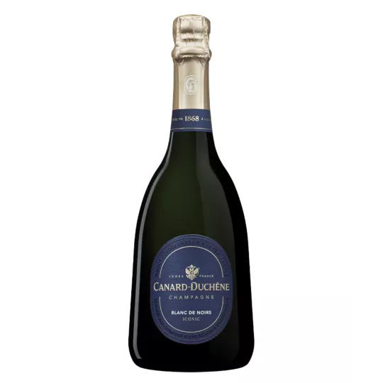Bottiglia di Champagne Canard-Duchêne Blanc de Noirs Iconic - Cuvée 100% Pinot Noir de la Montagne de Reims
