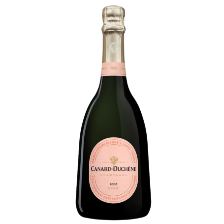 Champagne Canard-Duchêne Rosé Iconic - bottiglia premium di rosé de saignée