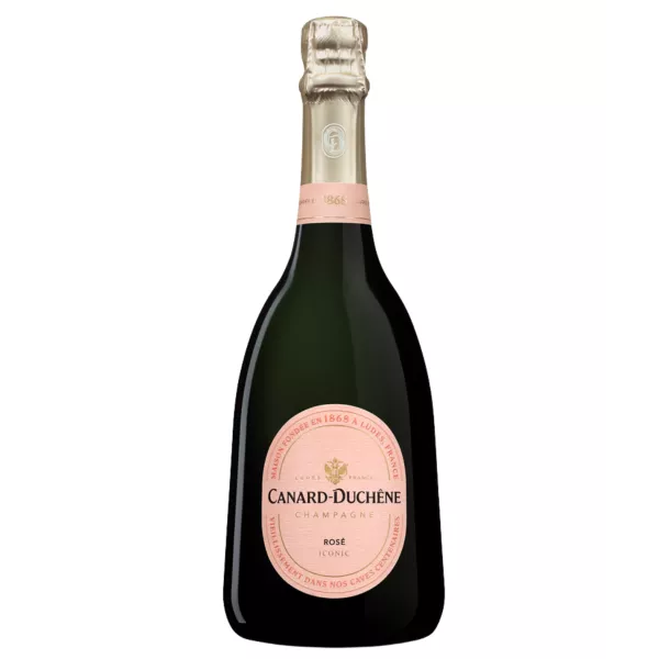 Champagne Canard-Duchêne Rosé Iconic - bottiglia premium di rosé de saignée