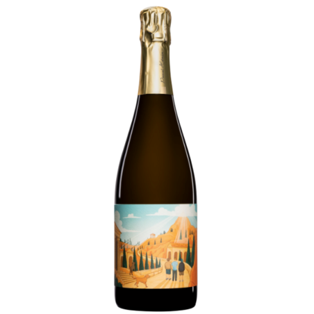 Bottiglia di Champagne Romain Hénin L'Odyssée Pétillante Capitolo 1 - Brut Nature biodynamique