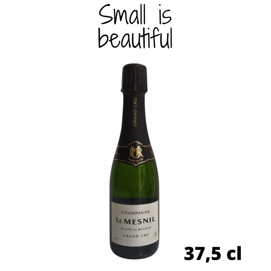 Mezza bottiglia di Le Mesnil Brut Blanc de Blancs Grand Cru