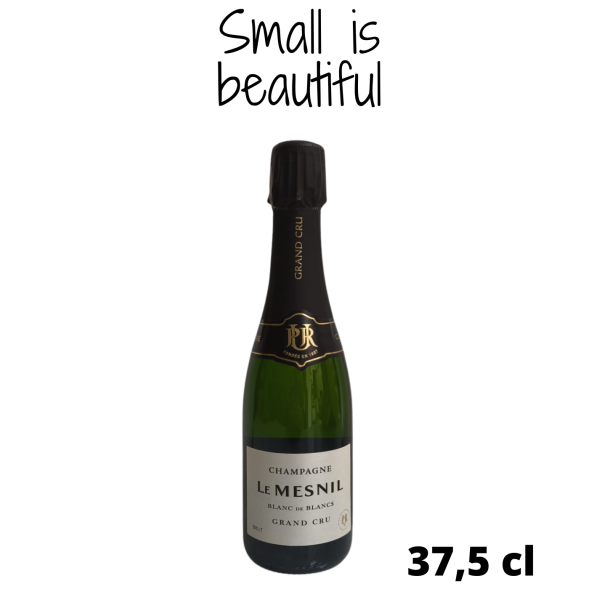 Mezza bottiglia di Le Mesnil Brut Blanc de Blancs Grand Cru