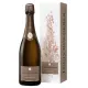Bottiglia di Champagne Louis Roederer Brut Millésime 2016 - cuvee vintage equilibrata di Pinot Noir e Chardonnay
