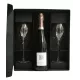 Cofanetto Champagne Bio Cheurlin Brut con due flûte Lehmann Grand Champagne 30 cl