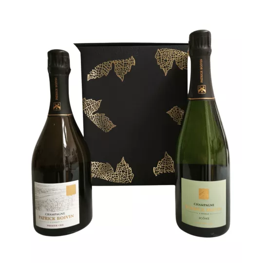 Cofanetto Champagne de vigneron Boivin 1 er Cru brut e vintage 2020