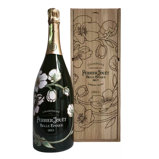 Magnum Perrier-Jouët Belle Époque 2013 in cofanetto di legno - Champagne Vintage 1,5 L