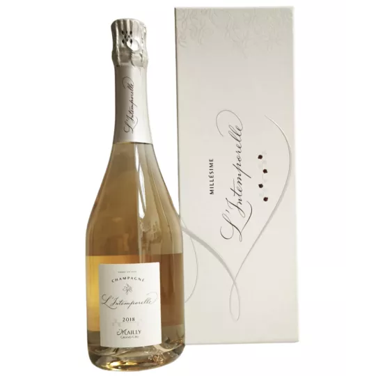 Bottiglia di Champagne Mailly Grand Cru L'Intemporelle Brut 2018