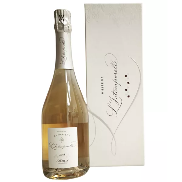 Bottiglia di Champagne Mailly Grand Cru L'Intemporelle Brut 2018