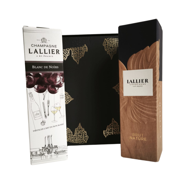 Cofanetto Champagne Lallier: Duo Blanc de Noirs & Nature Grand Cru