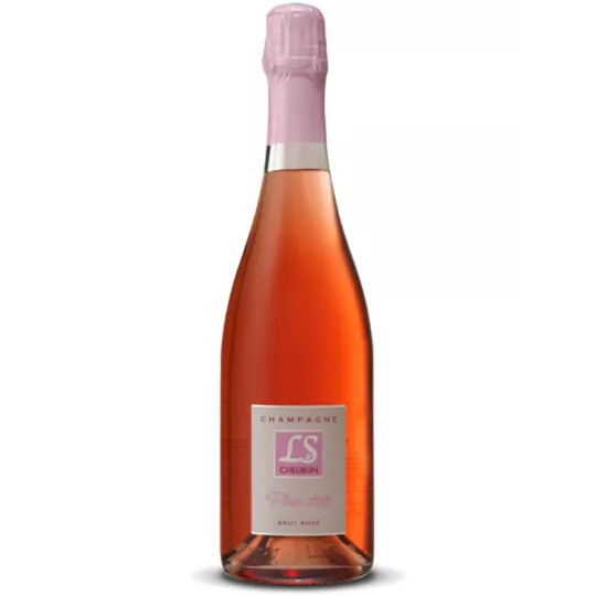 Bottiglia di Champagne LUCIE CHEURLIN Brut Rosé Pioggia d'Estate - BIO