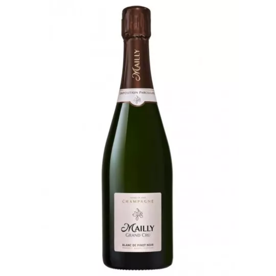 Bottiglia di Champagne Mailly Grand Cru Blanc de Pinot Noir 100% Pinot Noir