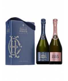 Set regalo champagne CHARLES HEIDSIECK Brut + Rosé
