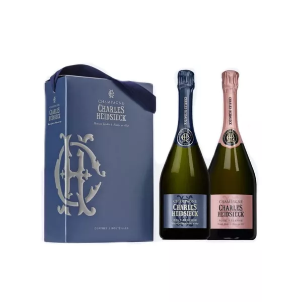 CHARLES HEIDSIECK Brut + Rosé Set regalo champagne