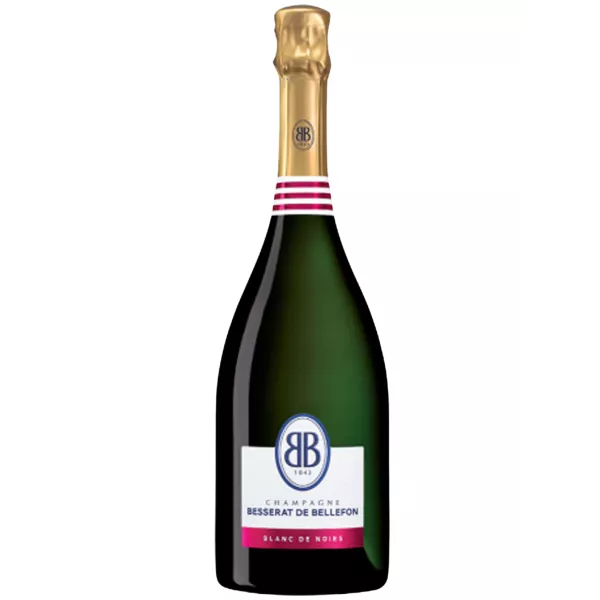Bottiglia di Champagne Besserat de Bellefon Blanc de Noirs Grand Cru 100% Pinot Noir