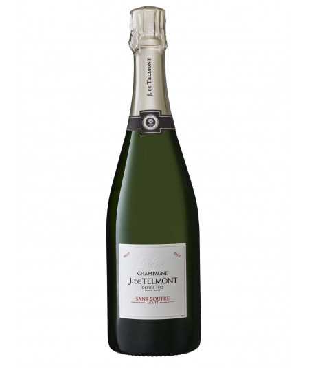 Champagne J. DE TELMONT Sans soufre ajouté Brut annata 2013