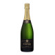 Bottiglia Magnum Champagne Claude Cazals Carte d'Or Grand Cru, etichetta nera e oro, vista frontale