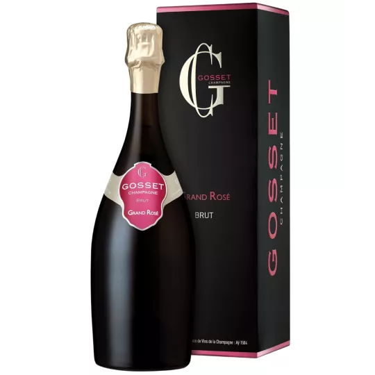 Magnum di Champagne GOSSET rosé Grand Brut con confezione