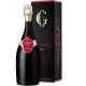 Bottiglia di Champagne Gosset Grande Réserve Brut, vista frontale, caratteristica etichetta rossa