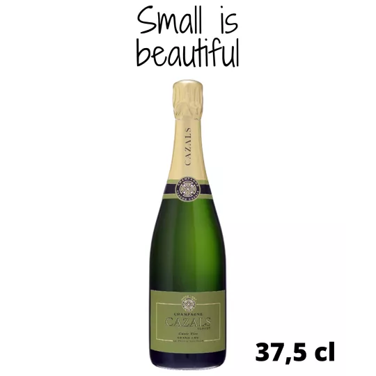 Mezza bottiglia di champagne CLAUDE CAZALS Vive Grand Cru