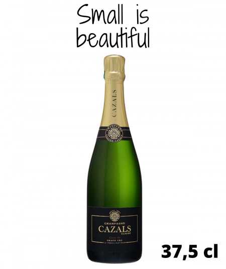 Mezza bottiglia di champagne CLAUDE CAZALS Carte d’Or Grand Cru