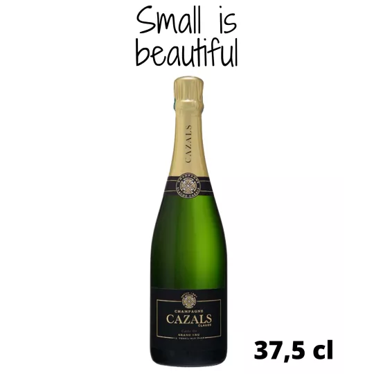 Mezza bottiglia di champagne CLAUDE CAZALS Carte d’Or Grand Cru