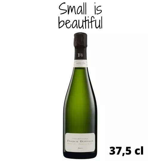 Mezza bottiglia di champagne FRANCK BONVILLE Brut Grand Cru Blanc de Blancs