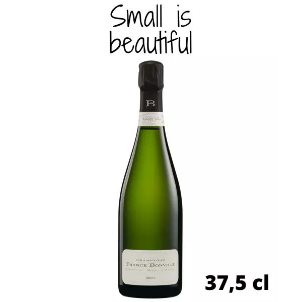 Mezza bottiglia di champagne FRANCK BONVILLE Brut Grand Cru Blanc de Blancs