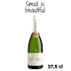 Mezza bottiglia di Champagne Pol Roger Réserve Brut 37,5cl, vista frontale