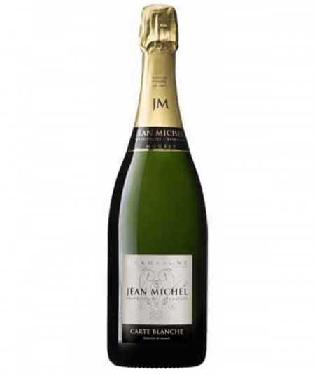 Bottiglia di JEAN MICHEL Carte Blanche Brut - Champagne di eleganza e raffinatezza