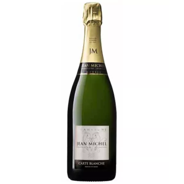 Bottiglia di JEAN MICHEL Carte Blanche Brut - Champagne di eleganza e raffinatezza