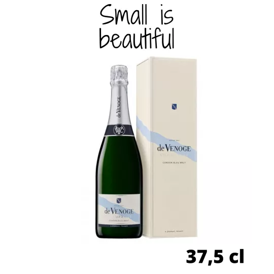 Mezza Bottiglia De Venoge Cordon Bleu Brut: Lusso Intimo