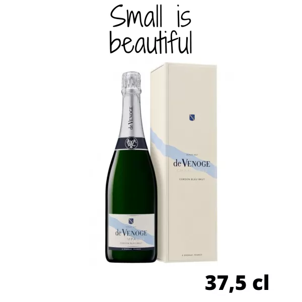Mezza Bottiglia De Venoge Cordon Bleu Brut: Lusso Intimo