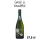 Mezza bottiglia di Champagne Baron Dauvergne Fine Fleur Blanc de Noirs, vista frontale
