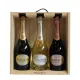 PERRIER-JOUËT Cofanetto champagne 3 bottiglie, Grand Brut, Blanc de Blancs, Blason Rosé