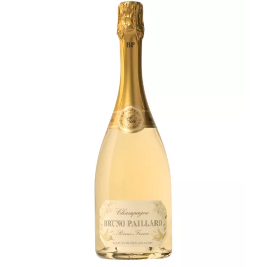 Bottiglia di Champagne Bruno Paillard Blanc de Blancs Grand Cru, vista frontale