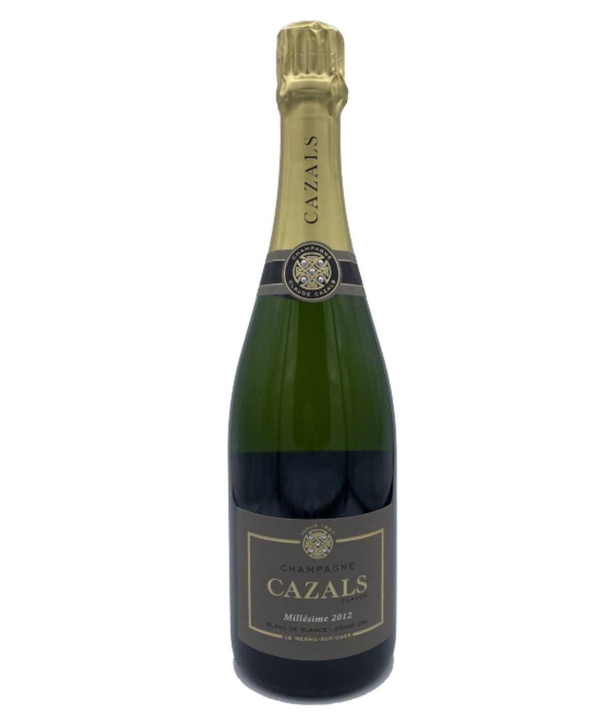 champagne CAZALS Annata 2012 Blanc de Blancs Grand Cru