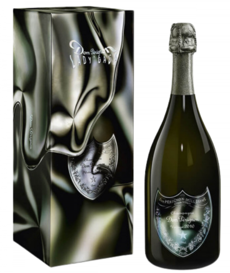 champagne DOM PERIGNON Limited Edition Lady Gaga Millesimato 2010