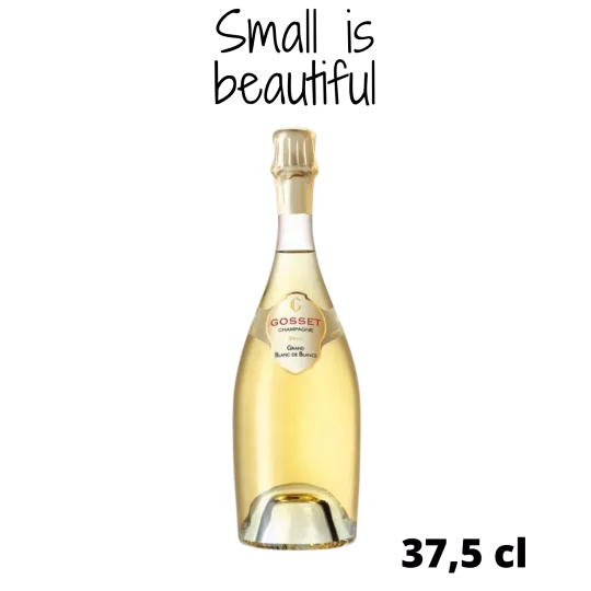 Mezza bottiglia di champagne GOSSET Grand Blanc De Blancs Brut