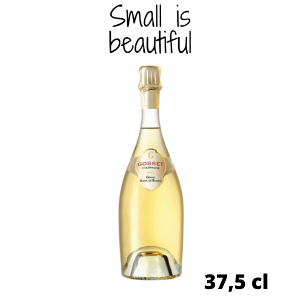 Mezza bottiglia di champagne GOSSET Grand Blanc De Blancs Brut